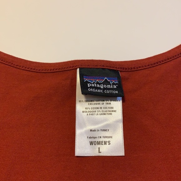 Patagonia Burnt Orange Organic Cotton Dress - Women’s Size Large - Picture 6 of 6